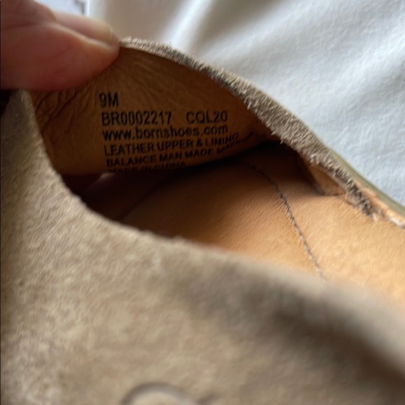 Born Brown Sandals with Suede Upper and Slingback Design - Picture 2 of 6